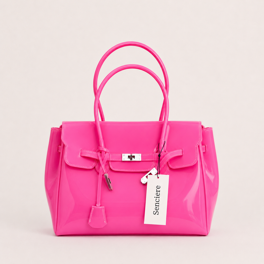 Medium Firkin Bag - Hot Pink