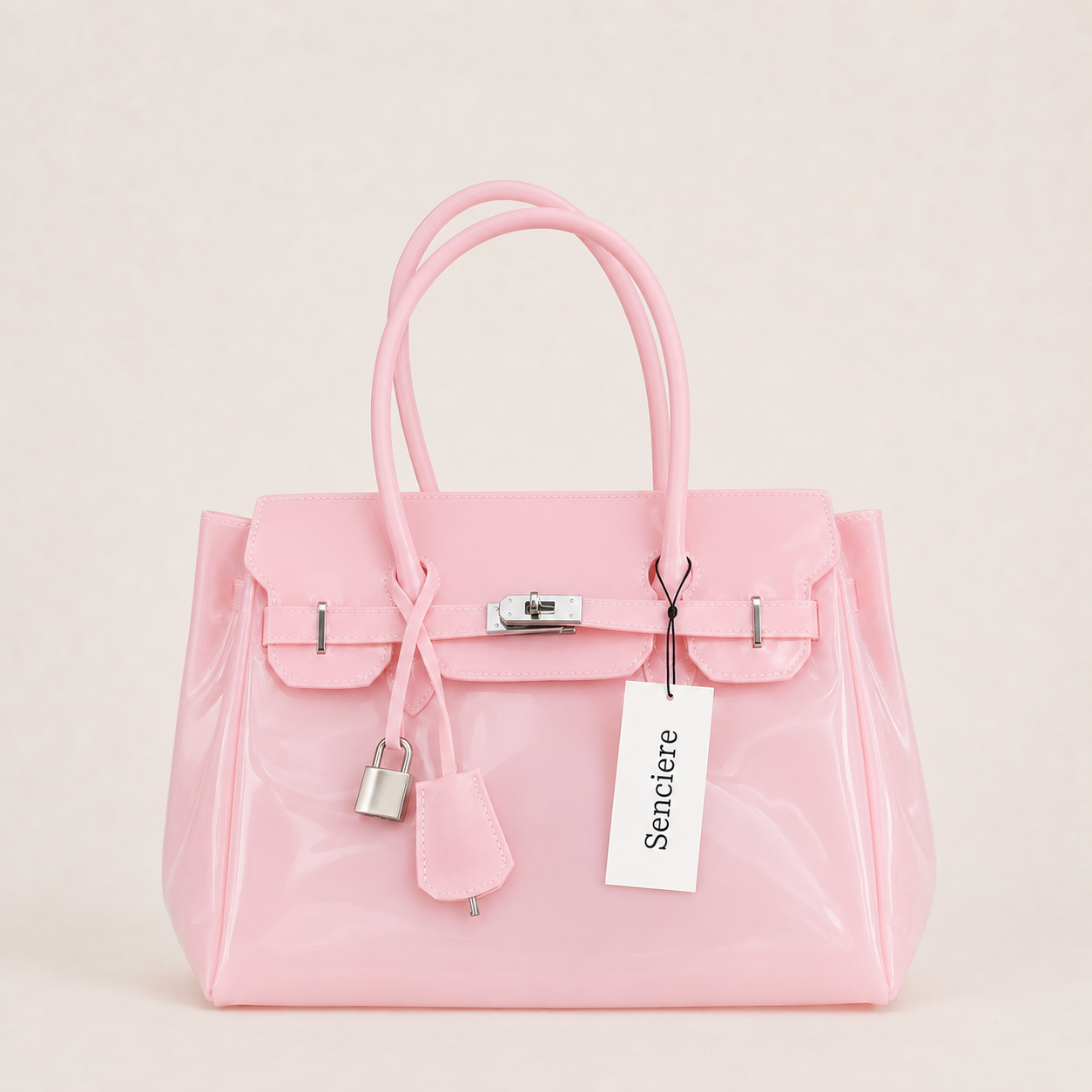 Medium Firkin Bag - Hot Pink