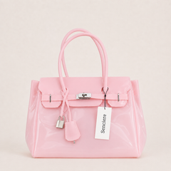 Medium Firkin Bag - Hot Pink