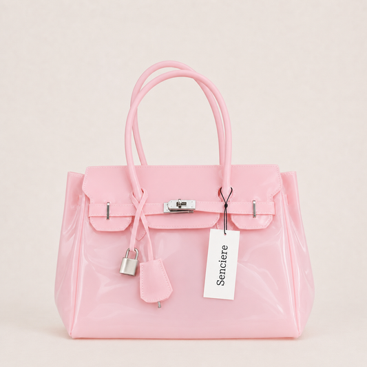 Medium Firkin Bag - Hot Pink