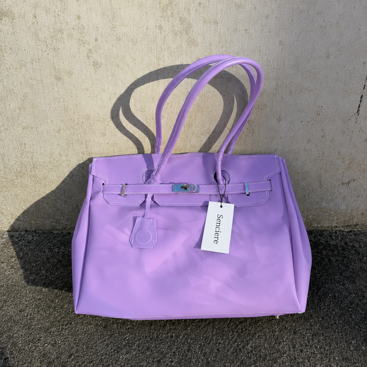 Large Firkin Bag - Purple