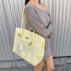 Large Firkin Bag - Yellow